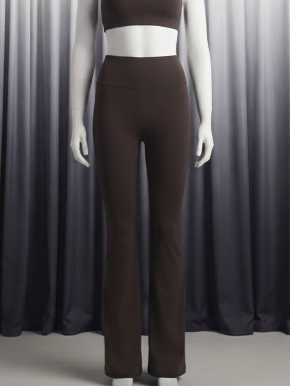Nike x SKIMS Dark Sepia High-Waist Flare Leg Pants Medium NWT